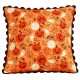 Comfortable cotton snowflake Christmas pillow, living room sofa and bed cushion cover, bedroom bay window cushion.