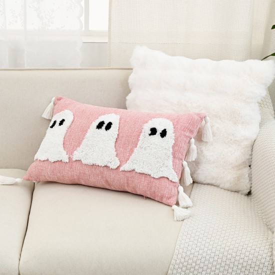 Nordic ins Bohemian ethnic cotton and linen lace simple home pillowcase, homestay sofa and living room cushion