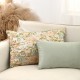 Cross-border ins American pastoral embroidery pillowcase, lumbar support for living room sofa, retro solid color cushion cover
