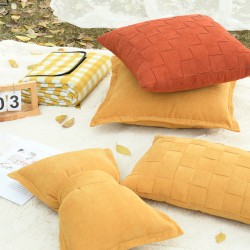 Bohemian ethnic embroidered pillows with colorful chain embroidery, versatile tassel sofa seat lumbar pillows for wholesale.