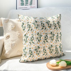 Bohemian Minimalist INS Homestay Sofa Cushion, Light Luxury Influencer Pillowcase, Bay Window, Bedside, Removable and Washable Cushion