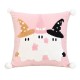 Cross-border Nordic ins hot-selling Halloween cute ghost embroidered lace cushion cover, home sofa decoration