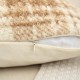 Cross-border British Nordic ins style bouclé two-tone plaid pillow, living room sofa and office lumbar support pillow cover