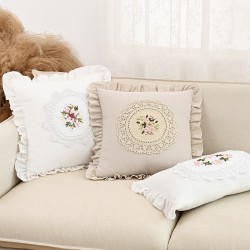 Cross-border Nordic ins Dutch velvet Christmas wreath pillows, sofa and living room home decorative cushions.