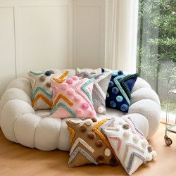 Cross-border Nordic, fresh, ins, cute sofa pillows, Bohemian, removable and washable bay window and bedside cushions