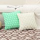 Bohemian Nordic INS tufted pillows Wholesale Moroccan loop velvet sofa cushions and lumbar pillows for B&Bs.