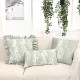 INS vintage cotton and linen tassel pillows, living room sofa cushions, model room bedside pillows, including cores