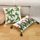 Nordic Instagram Chenille Leather Label Solid Color Pillowcase, B&B Hotel Cushion Cover, Living Room Sofa Bed and Bed Cushion