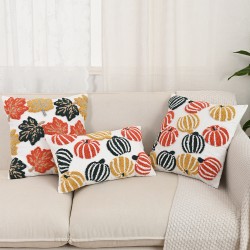 Mid-century cream-colored cushions, lumbar support for living rooms, French Chanel-style soft furnishings, plush sofa cushion covers