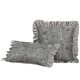 Cross-border Nordic ins ribbon flower ruffled skirt pillowcases, French-style lumbar pillows for sofas and bedrooms.