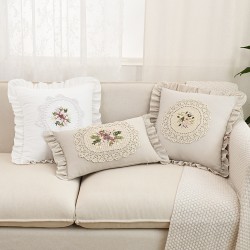 Cross-border Nordic ins Dutch velvet Christmas wreath pillows, sofa and living room home decorative cushions.