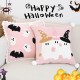 Cross-border Nordic ins hot-selling Halloween cute ghost embroidered lace cushion cover, home sofa decoration