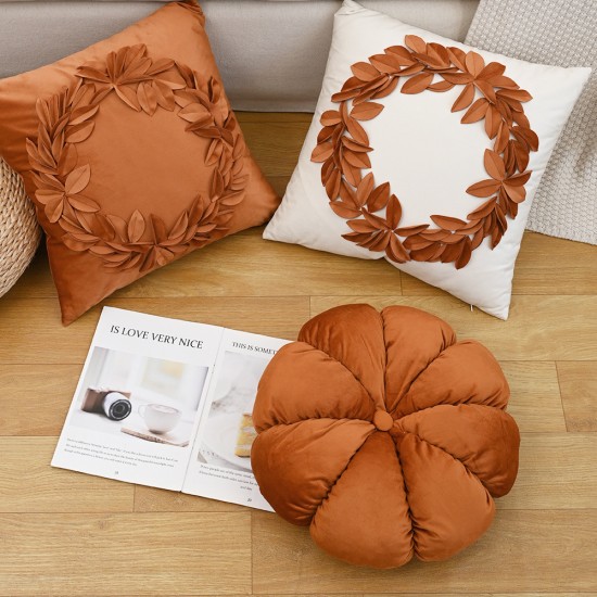 Cross-border Nordic light luxury vintage yarn-dyed pillow with core for living room sofa cotton and linen model room cushions on Amazon