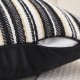 Nordic ins, sofa pillows, Chanel-style tassel pillows, Wabi-sabi-style, black and white long lumbar pillows for living rooms