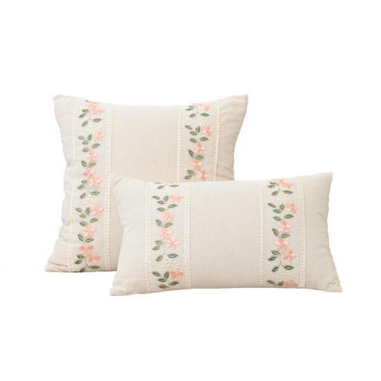Christmas double-sided solid color simple corn corduroy corduroy pillows, sofa cushions, living room lumbar support pillows, bedside