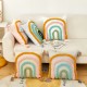 American retro handmade tassel pillowcase, living room sofa lumbar pillow, light luxury bed cushion, office lumbar support.