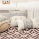 Ins cross-border Nordic Dutch velvet ruffled solid color cushions for sofas and living rooms.