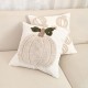 Cross-border Nordic ins loop pile tufted 3D pumpkin embroidered pillowcase, Halloween home sofa decoration pillowcase