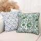 Cross-border Nordic ins printed ruffle skirt pillowcase Retro pastoral pillow covers for living room sofas