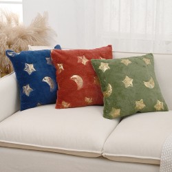 Cross-border shipping: Modern embroidered star and moon plush toy for sofa, bedroom, and living room decorations