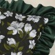 Nordic luxurious lace throw pillows, INSIZE cotton and linen floral sofa cushion covers, classic and elegant 3D embroidery