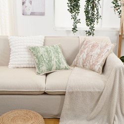 Cross-border Nordic INS Dutch velvet high-precision printed pillowcases, ruffled skirt cushion covers, home sofa decor