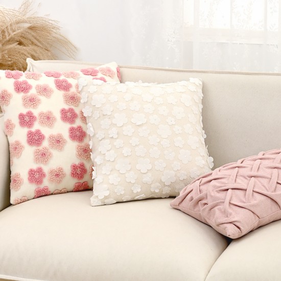 Cross-border ins Christmas holiday decorative pillow covers, plush jacquard living room sofa cushions, bed cushion covers
