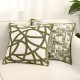 Nordic light luxury, ins, high-end green vintage-style pillowcases, sofa back cushions, French retro, bed, and living room cushions