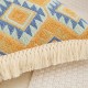INS style butterfly mesh lace blue pillow, Japanese and Korean princess sofa bedroom decorative pillow.