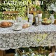 Cross-border French pastoral ins-style lace rectangular tablecloth, retro palace-style coffee table and tablecloth dust cover