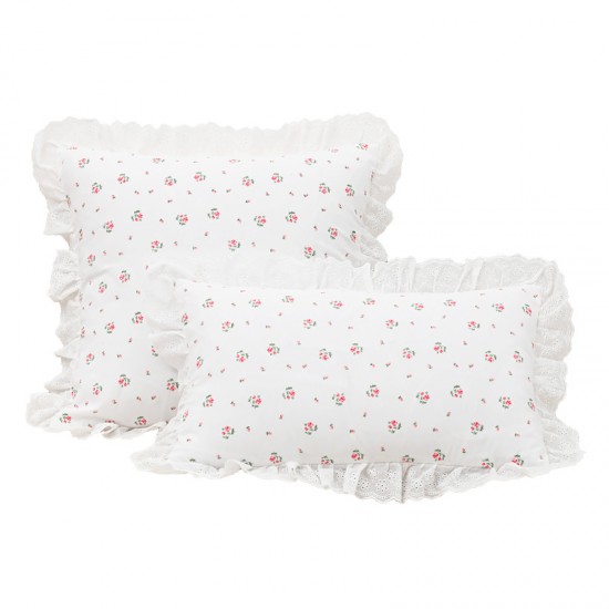 Cross-border Nordic INSIZE chain-embroidered jacquard throw pillow covers, floral and bird twill cushion covers, living room sofa fabrics
