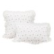 Cross-border Nordic INSIZE chain-embroidered jacquard throw pillow covers, floral and bird twill cushion covers, living room sofa fabrics