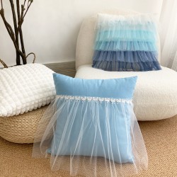 Cross-border Nordic INSS Rabbit Fur Christmas Holiday Cushion Covers, Living Room Sofa and Bed Cushion Covers, Home Decor