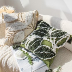 Bohemian Minimalist INS Homestay Sofa Cushion, Light Luxury Influencer Pillowcase, Bay Window, Bedside, Removable and Washable Cushion