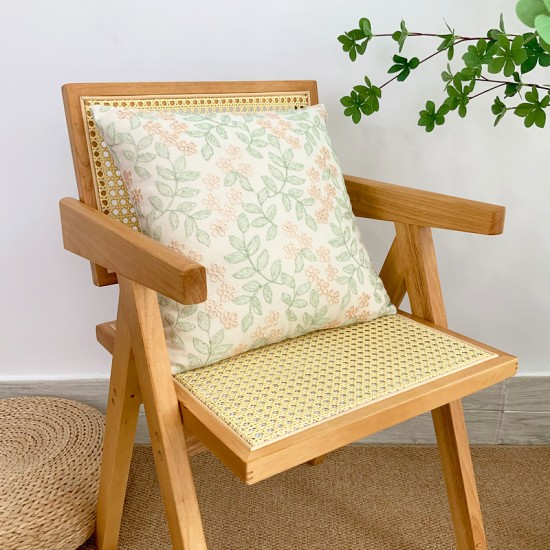 Retro American-style pillow, luxury luxury lumbar pillow, living room sofa backrest, double-sided cushion cover, office cushion.
