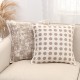 Christmas knitted vintage jacquard plush cushion covers, living room sofa cushions, bay window bed cushion covers, lumbar support.