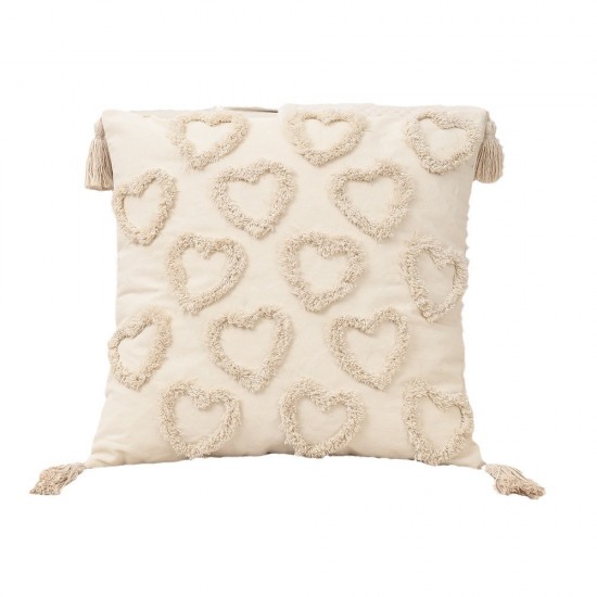 INS solid color shampoo-colored cotton and linen wrinkled pillow covers for office sofa and lumbar support.