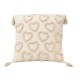 INS solid color shampoo-colored cotton and linen wrinkled pillow covers for office sofa and lumbar support.