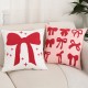 Cross-border INs vintage cotton and linen geometric houndstooth jacquard tassel throw pillowcases for living room home decorations