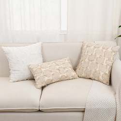 Cross-border Nordic ins PV velvet heart bunny pillowcases, plush jacquard sofa and bedroom cushion covers.