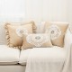 Cross-border Nordic INS towel embroidery, cute sofa and bedroom cushion with star and bow pattern.