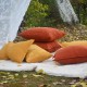 Bohemian ethnic embroidered pillows with colorful chain embroidery, versatile tassel sofa seat lumbar pillows for wholesale.