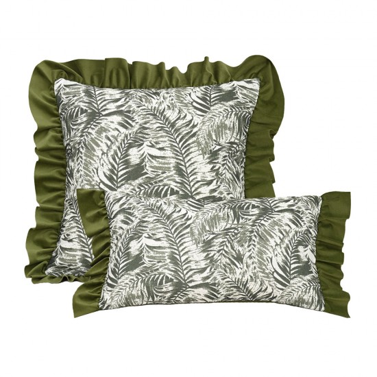 Cross-border INS Nordic ruffled, fresh-looking pillowcases, sofa bed headboard model home decor pillowcases