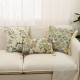 Sandwashed cotton wrinkled throw pillows, simple INs modern square lumbar pillows, European-style sofa and bedroom backrest cushions