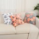 Cross-border Instagram satin satin bow pillowcases, sweet girly pillowcases, multi-color solid ruffled sofa cushions