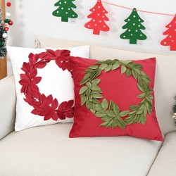 Nordic Instagram Fresh Polka Dot Plaid Flower Pillow with Core, Living Room Sofa Cotton and Linen Cushion, Showroom Cushion