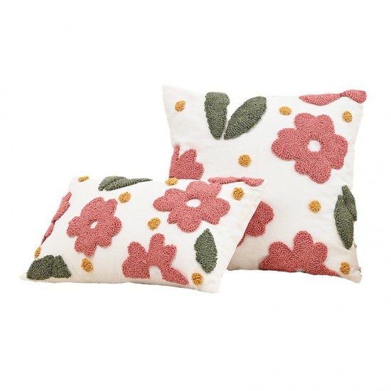 Nordic style INS corduroy sofa cushion set, bay window cushions, light luxury sofa backrest lumbar support pillows