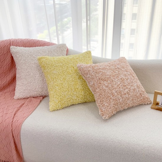 Cross-border retro American jacquard ruffled hem pillow covers for bohemian living room sofa backrests.