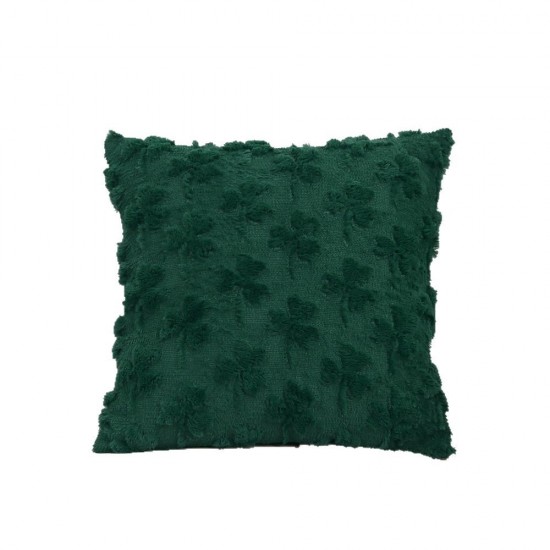 Vintage imitation linen double-sided botanical print tassel pillowcase, living room sofa square back cushion cover, bed cushion Pillows