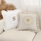 Cross-border Nordic ins Dutch velvet Christmas wreath pillows, sofa and living room home decorative cushions.